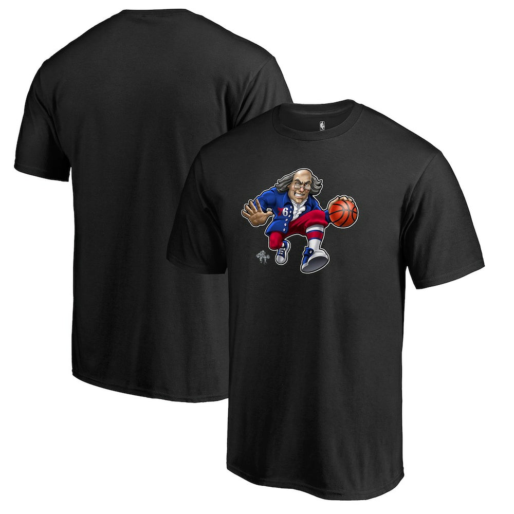 Fanatics Philadelphia 76ers Midnight Mascot 2 T-Shirt Black