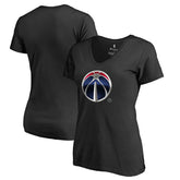 Washington Wizards Women's Midnight Mascot V-Neck T-Shirt Black
