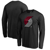 Portland Trail Blazers Midnight Mascot Long Sleeve T-Shirt Black