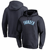 Oklahoma City Thunder Wordmark Pullover Hoodie Navy