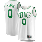 Fanatics Jayson Tatum Boston Celtics Fast Break Replica Away Jersey White Association Edition