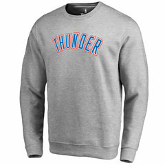 Oklahoma City Thunder Wordmark Pullover Sweatshirt Heathered Gray