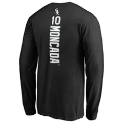 Yoan Moncada Chicago White Sox Backer Long Sleeve T-Shirt Outlet