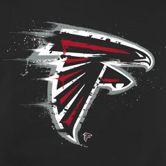 Atlanta Falcons Splatter Logo Pullover Hoodie - Black - NFL