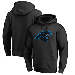 Carolina Panthers Splatter Logo Pullover Hoodie - Black - NFL