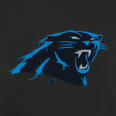 Carolina Panthers Splatter Logo Pullover Hoodie - Black - NFL