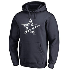 Dallas Cowboys Splatter Logo Pullover Hoodie - Navy - NFL