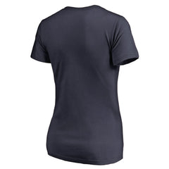 Colorado Avalanche Women's Splatter Logo V-Neck T-Shirt - Navy | NHL discount