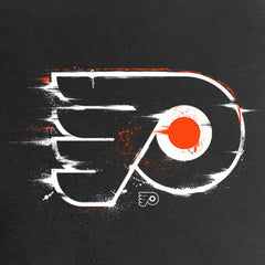Philadelphia Flyers Women's Splatter Logo V-Neck T-Shirt - Black | NHL on sale