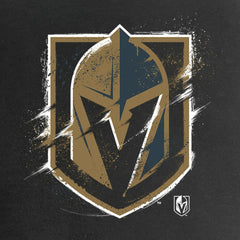 Vegas Golden Knights Women's Splatter Logo V-Neck T-Shirt - Black | NHL online
