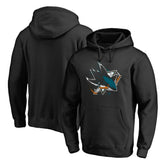 San Jose Sharks Splatter Logo Pullover Hoodie - Black | NHL near me