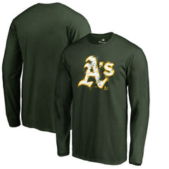 Athletics Splatter Logo Long Sleeve T-Shirt Outlet