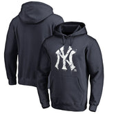 New York Yankees Splatter Logo Pullover Hoodie Outlet