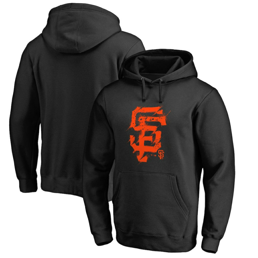 San Francisco Giants Splatter Logo Pullover Hoodie Online