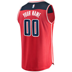 Fanatics Washington Wizards Fast Break Custom Replica Jersey Red Icon Edition