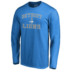 Detroit Lions Vintage Collection Victory Arch Long Sleeve T-Shirt - Blue - NFL