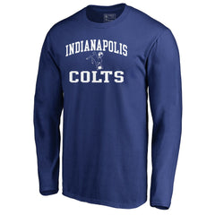 Indianapolis Colts Vintage Collection Victory Arch Long Sleeve T-Shirt - Royal - NFL