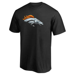 Denver Broncos Personalized Midnight Mascot T-Shirt - Black - NFL