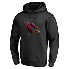 Arizona Cardinals Personalized Midnight Mascot Pullover Hoodie - Black - NFL