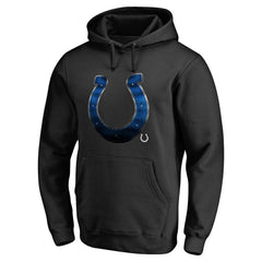 Indianapolis Colts Personalized Midnight Mascot Pullover Hoodie - Black - NFL