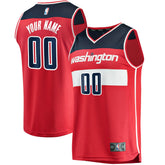 Fanatics Washington Wizards Youth Fast Break Custom Replica Jersey Red Icon Edition
