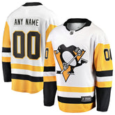 Pittsburgh Penguins Fanatics Away Breakaway Custom Jersey - White | Fanatics near me