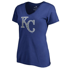 Kansas City Royals Women's Static Logo V-Neck T-Shirt Discount