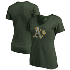 Athletics Women's Static Logo V-Neck T-Shirt for sale