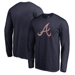 Atlanta Braves Static Logo Long Sleeve T-Shirt Online