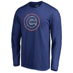 Chicago Cubs Static Logo Long Sleeve T-Shirt Online
