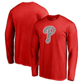 Philadelphia Phillies Static Logo Long Sleeve T-Shirt Discount