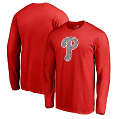 Philadelphia Phillies Static Logo Long Sleeve T-Shirt Discount