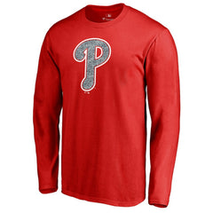 Philadelphia Phillies Static Logo Long Sleeve T-Shirt Discount