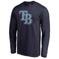 Tampa Bay Rays Static Logo Long Sleeve T-Shirt for sale