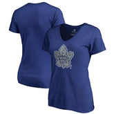 Toronto Maple Leafs Women's Static Logo V-Neck T-Shirt - Royal | NHL near me