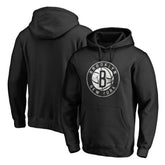 Brooklyn Nets Marble Logo Pullover Hoodie Black