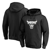 Chicago Bulls Marble Logo Pullover Hoodie Black