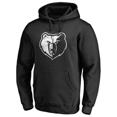 Memphis Grizzlies Marble Logo Pullover Hoodie Black