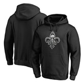 New Orleans Pelicans Marble Logo Pullover Hoodie Black