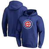 Chicago Cubs Official Wordmark Fitted Pullover Hoodie Discount