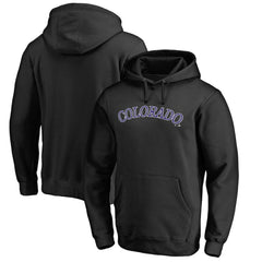Colorado Rockies Official Wordmark Fitted Pullover Hoodie Discount