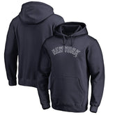 New York Yankees Official Wordmark Fitted Pullover Hoodie Online