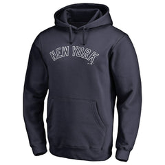 New York Yankees Official Wordmark Fitted Pullover Hoodie Online