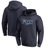 Tampa Bay Rays Official Wordmark Fitted Pullover Hoodie Outlet