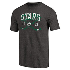 Dallas Stars Vintage Collection Line Shift Tri-Blend T-Shirt - Black | NHL on sale