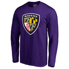 Baltimore Ravens Hometown Collection Long Sleeve T-Shirt - Purple - NFL