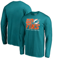 Miami Dolphins Hometown Collection Long Sleeve T-Shirt - Aqua - NFL