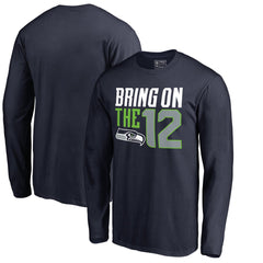 Seattle Seahawks Hometown Collection Long Sleeve T-Shirt - College Navy - NFL
