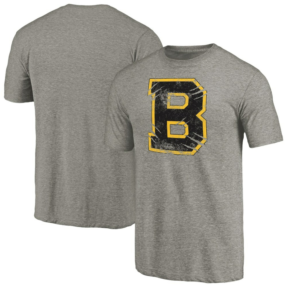 Boston Bruins Hometown Collection Tri-Blend T-Shirt - Gray | NHL Lifestyle