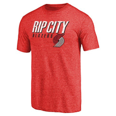 Portland Trail Blazers Rip City Hometown Collection Tri-Blend T-Shirt Red